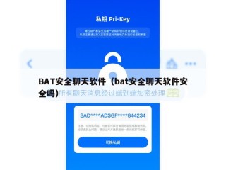 BAT安全聊天软件（bat安全聊天软件安全吗）