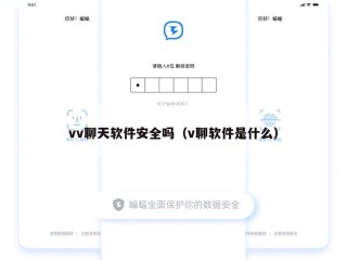 vv聊天软件安全吗（v聊软件是什么）