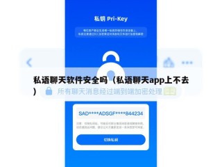 私语聊天软件安全吗（私语聊天app上不去）