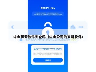 中金聊天软件安全吗（中金公司的交易软件）