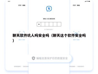 聊天软件坑人吗安全吗（聊天这个软件安全吗）