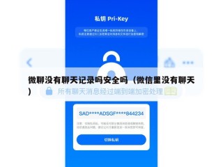 微聊没有聊天记录吗安全吗（微信里没有聊天）