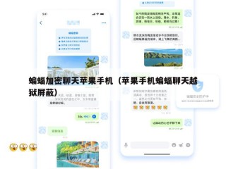 蝙蝠加密聊天苹果手机（苹果手机蝙蝠聊天越狱屏蔽）