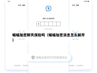 蝙蝠加密聊天保险吗（蝙蝠加密消息怎么解开）