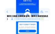聊天工具能上网吗安全吗（聊天工具的优缺点）