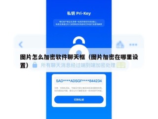 图片怎么加密软件聊天框（图片加密在哪里设置）
