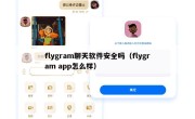 flygram聊天软件安全吗（flygram app怎么样）