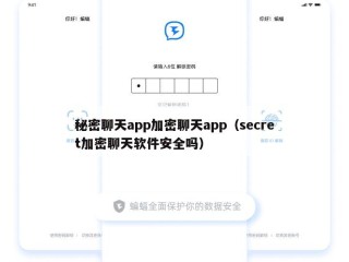秘密聊天app加密聊天app（secret加密聊天软件安全吗）