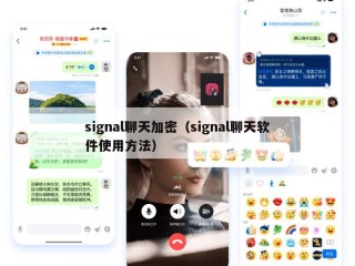 signal聊天加密（signal聊天软件使用方法）