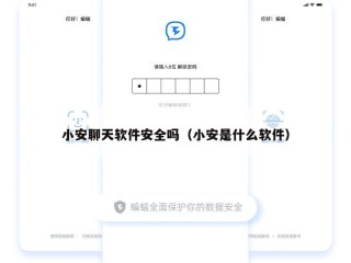小安聊天软件安全吗（小安是什么软件）