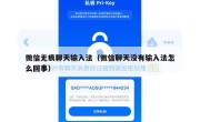 微信无痕聊天输入法（微信聊天没有输入法怎么回事）