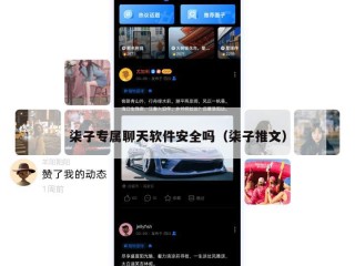 柒子专属聊天软件安全吗（柒子推文）