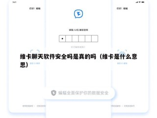 维卡聊天软件安全吗是真的吗（维卡是什么意思）