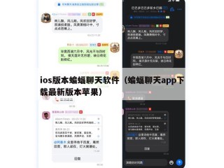 ios版本蝙蝠聊天软件（蝙蝠聊天app下载最新版本苹果）