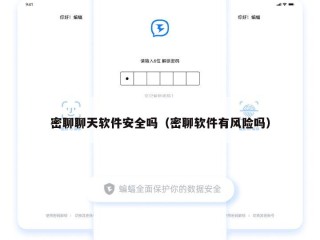 密聊聊天软件安全吗（密聊软件有风险吗）