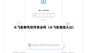 小飞鱼聊天软件安全吗（小飞鱼链接入口）