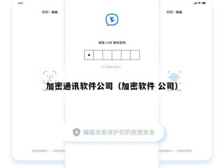 加密通讯软件公司（加密软件 公司）